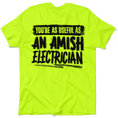 Load image into Gallery viewer, Amish Electrician - Safety Yellow Hi-Vis T-Shirt