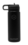 Load image into Gallery viewer, Rockwell Warrior Flask - Double Walled - Stainless Steel Flask - (BLACK)