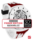 Load image into Gallery viewer, The Coliseum Fit™ - Blood FORUM EDITION (White/Black) Watch
