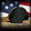 Load image into Gallery viewer, Coyote Brown Ripstop & Black Mesh American Flag Hat