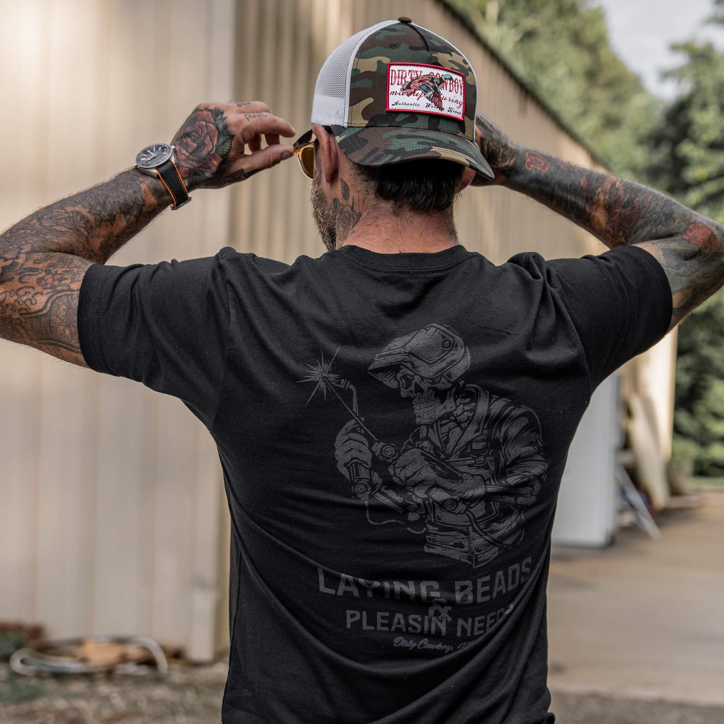 Flying Duck Dirty Cowboy Patch Snapback