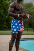 Load image into Gallery viewer, Swim Trunks - American Flag