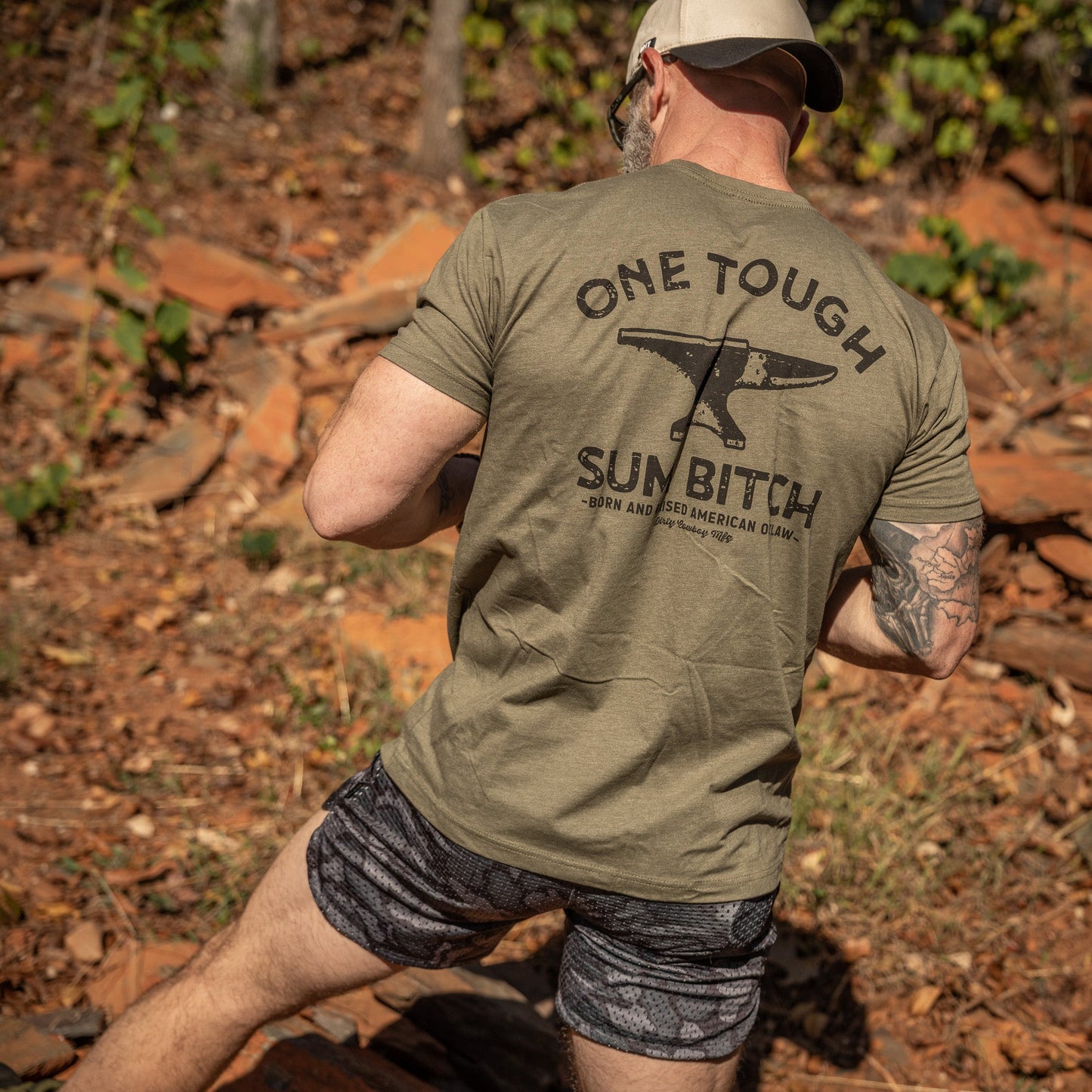 One Tough Sum Anvil Men's T-Shirt