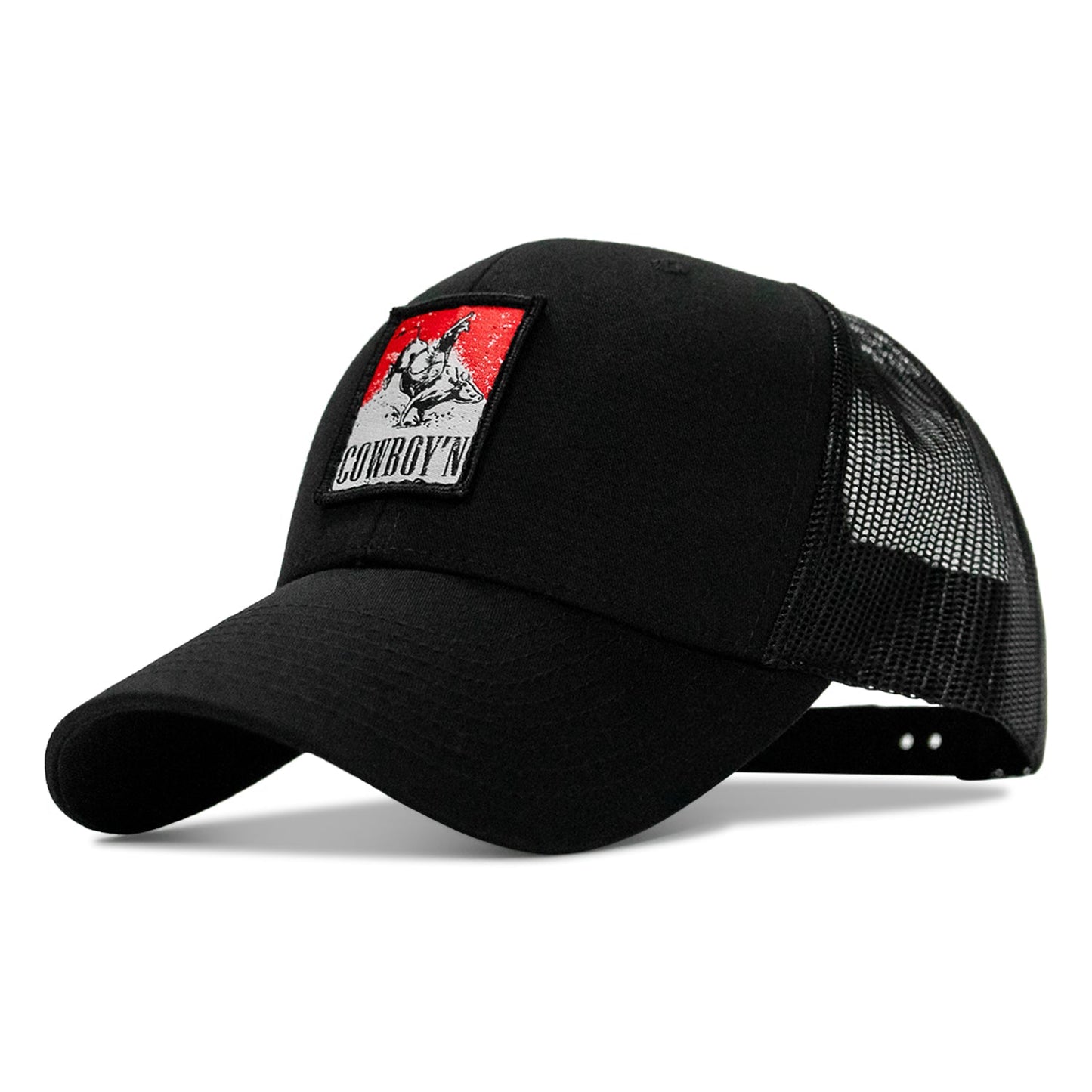 Cowboy'n Patch Mesh Snapback Hat