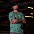 Load image into Gallery viewer, Men's Don't Tread On Me Patriotic T-Shirt (Heather Green)