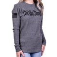 Load image into Gallery viewer, Women's "We the People" Long Sleeve Patriotic Thermal - Boyfriend Fit