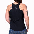 Load image into Gallery viewer, Women's Murdered Out American Flag Tank Top