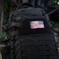 Load image into Gallery viewer, M-Tac patch U.S. Flag Reverse Vintage (3x2inches) Black/GID