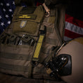 Load image into Gallery viewer, American Made Heavy Duty Tactical Keychain - Front Toward Enemy