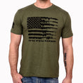 Load image into Gallery viewer, Men's Red, White & Pew Patriotic T-Shirt