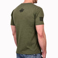 Load image into Gallery viewer, Men's Red, White & Pew Patriotic T-Shirt