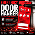 Load image into Gallery viewer, Emergency Door Hanger