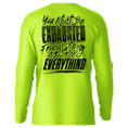 Load image into Gallery viewer, Exhausted - Hi-Visibility UPF 50 Long Sleeve Sun Shirt