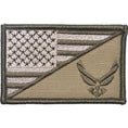 Load image into Gallery viewer, U.S. Air Force Emblem USA Flag - 2.25x3.5 Patch