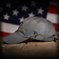 Load image into Gallery viewer, Wolf Grey Full Fabric American Flag Range Hat