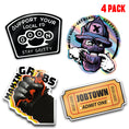 Load image into Gallery viewer, First Due 4Pack Firefighter Sticker