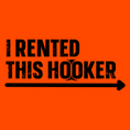Load image into Gallery viewer, I Rented This Hooker - Safety Yellow Hoodie