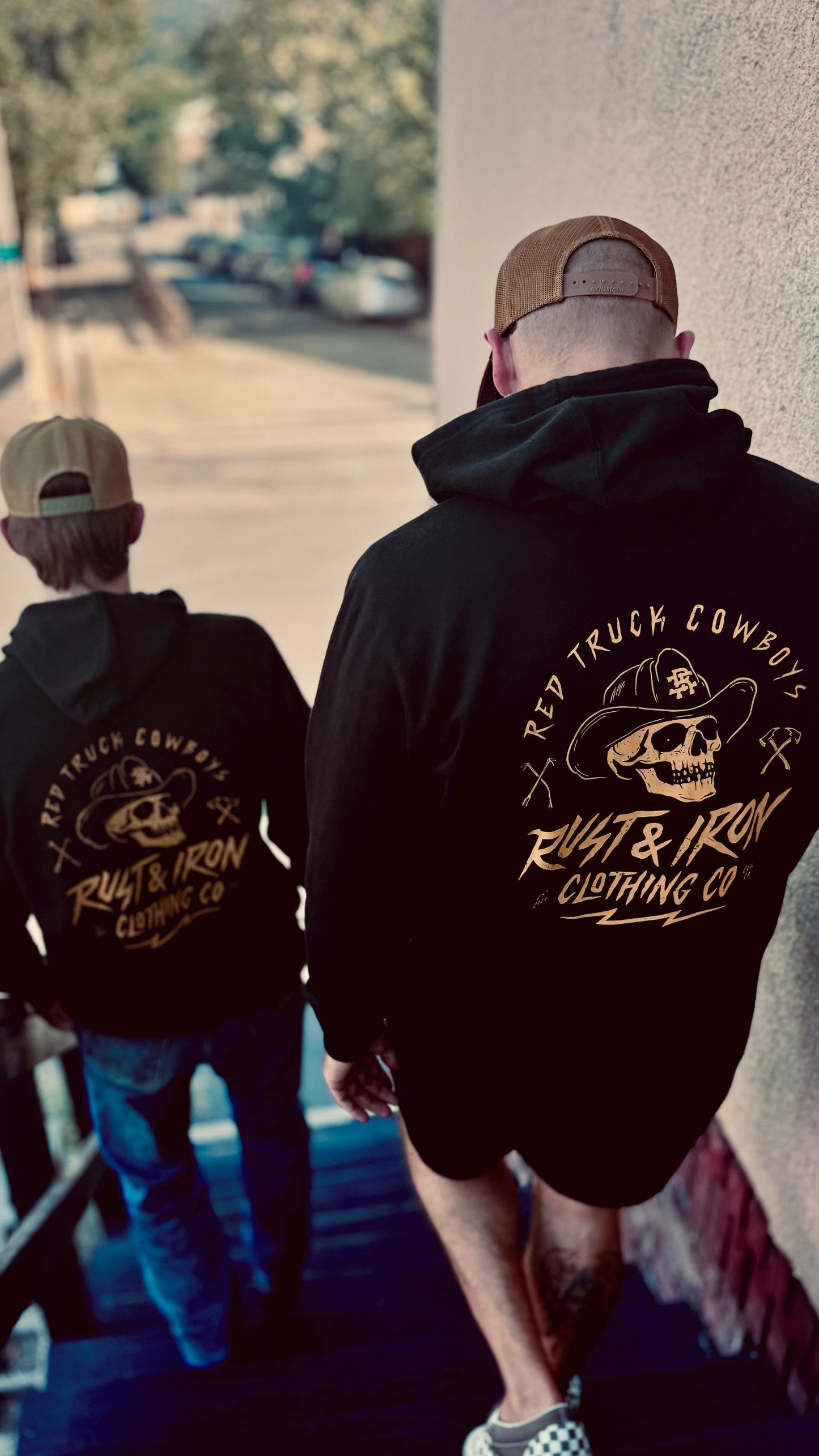 Red Truck Cowboys Hoodie