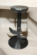 Load image into Gallery viewer, Fire Helmet TABLE TOP Display New York Roof Hook or Halligan Bar (really it works with any helmet you can think of)