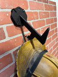 Load image into Gallery viewer, Fire Helmet Wall Mount Display - New York Roof Hook Design