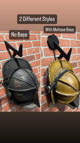 Load image into Gallery viewer, Fire Helmet Wall Mount Display - New York Roof Hook Design