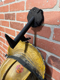 Load image into Gallery viewer, Fire Helmet Wall Mount Display - New York Roof Hook Design