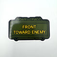 Load image into Gallery viewer, STICKER - The Clacker Claymore Mine - 'Front Toward Enemy' - 3" Sticker