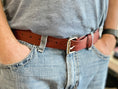 Load image into Gallery viewer, Essex, MD Red Rubber Fire Hose Belt