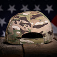 Load image into Gallery viewer, Multicam Full Fabric American Flag Range Hat