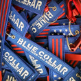 Load image into Gallery viewer, USA Blue Collar American Key Chain Tag Bottle Opener