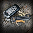 Load image into Gallery viewer, The American Flag Key Organizer - Black & Gray