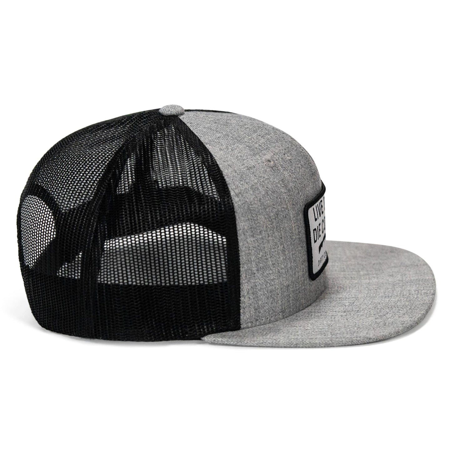 Live Dirty. Die Cowboy. Flatbill SnapBack