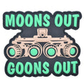 Load image into Gallery viewer, Moons Out Goons Out - Glow in the Dark - PVC Patch
