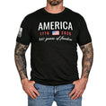 Load image into Gallery viewer, Men's 250 Years of Freedom Patriotic T-Shirt