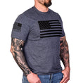 Load image into Gallery viewer, Men's Classic American Flag Patriotic T-Shirt