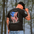 Load image into Gallery viewer, Men's Dangerous Freedom Over Peaceful Slavery Patriotic T-Shirt