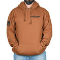 Load image into Gallery viewer, Men's Heavyweight Oversized American Flag Patriotic Hoodie