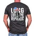 Load image into Gallery viewer, Men's Long Live The Republic Patriotic T-Shirt