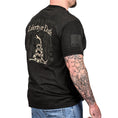 Load image into Gallery viewer, Men's Metallic Gold Liberty or Death Patriotic T-Shirt