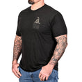 Load image into Gallery viewer, Men's Metallic Gold Liberty or Death Patriotic T-Shirt