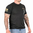 Load image into Gallery viewer, Men's We Are Not Descended from Fearful Men Patriotic T-Shirt - Heather Black