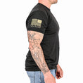 Load image into Gallery viewer, Men's We Are Not Descended from Fearful Men Patriotic T-Shirt - Heather Black