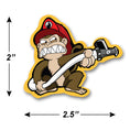 Load image into Gallery viewer, Engine 3 Pack Firefighter Sticker
