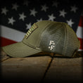 Load image into Gallery viewer, MultiCam Flag Patch OD Green Ball Cap