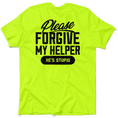 Load image into Gallery viewer, My Helper - Safety Yellow T-Shirt