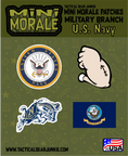 Load image into Gallery viewer, Mini Morale - U.S. Navy Patch Pack 1