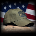 Load image into Gallery viewer, OD Green Ripstop Full Fabric American Flag Range Hat