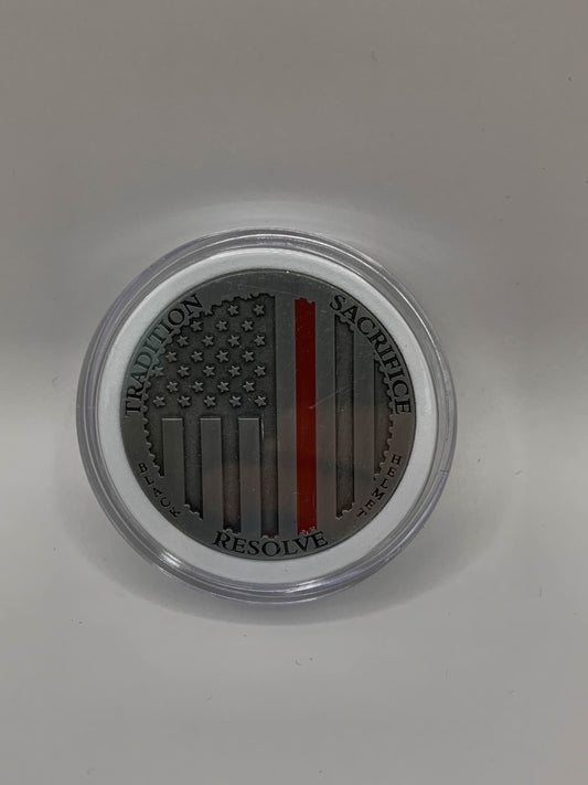 On These Principles We Stand | Black Helmet Challenge Coin