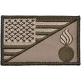 Load image into Gallery viewer, Army Ordnance Corps USA Flag - 2.25x3.5 Patch