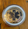 Load image into Gallery viewer, Paramedic Prayer Coin | Black Helmet Challenge Coin